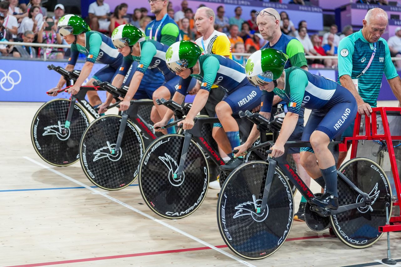 Irish women&#039;s team pursuit squad the Paris Olympics