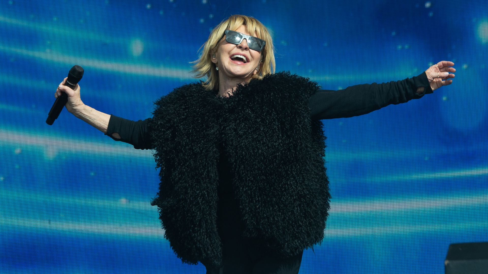 Lulu performing during Radio 2 in the Park 2026