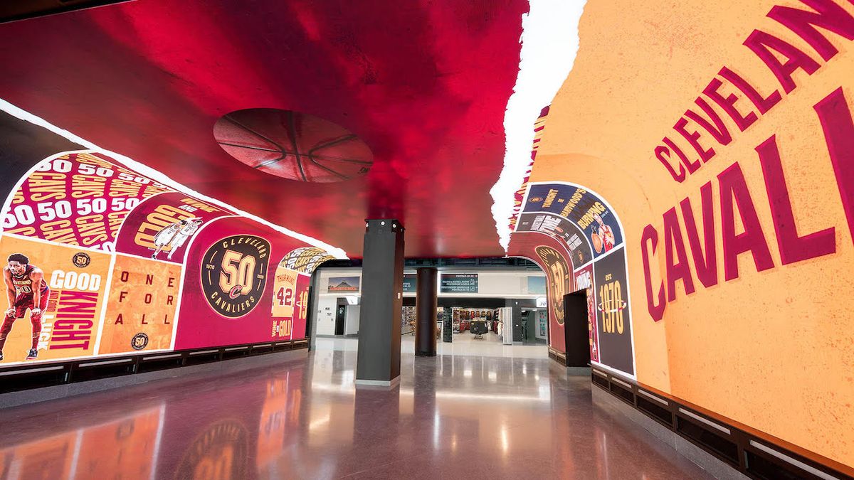 ANC has outfitted Rocket Mortgage FieldHouse—home of the NBA’s Cleveland Cavaliers—with an immersive “Power Portal” entryway as part of a transformative $185 million project.