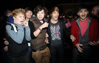 Zayn Malik, right, in 2010 with One Direction