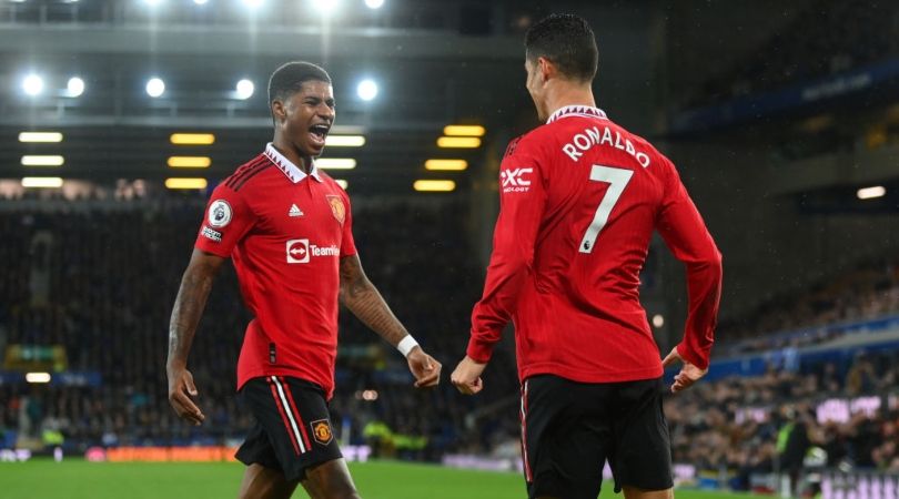 Cristiano Ronaldo and Marcus Rashford