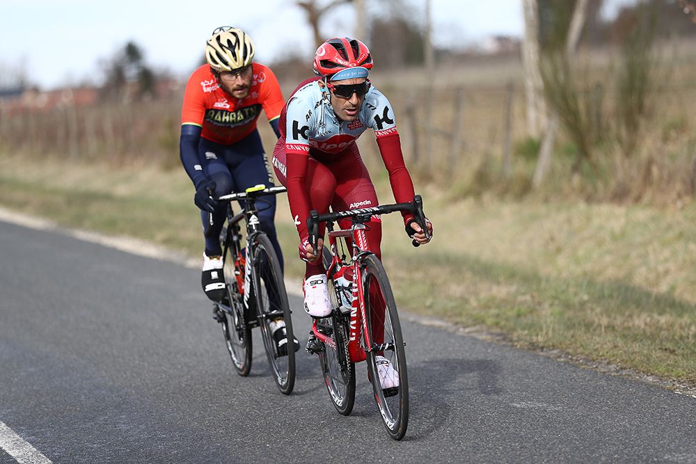 Tiago Machado and Manuele Boaro are the final survivor's of the stage 2 breakaway at parisNice