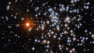 The NGC 2660 open cluster imaged by the Hubble Space Telescope.