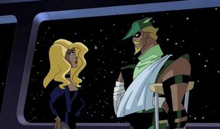 Justie League Unlimited Black Canary Green Arrow