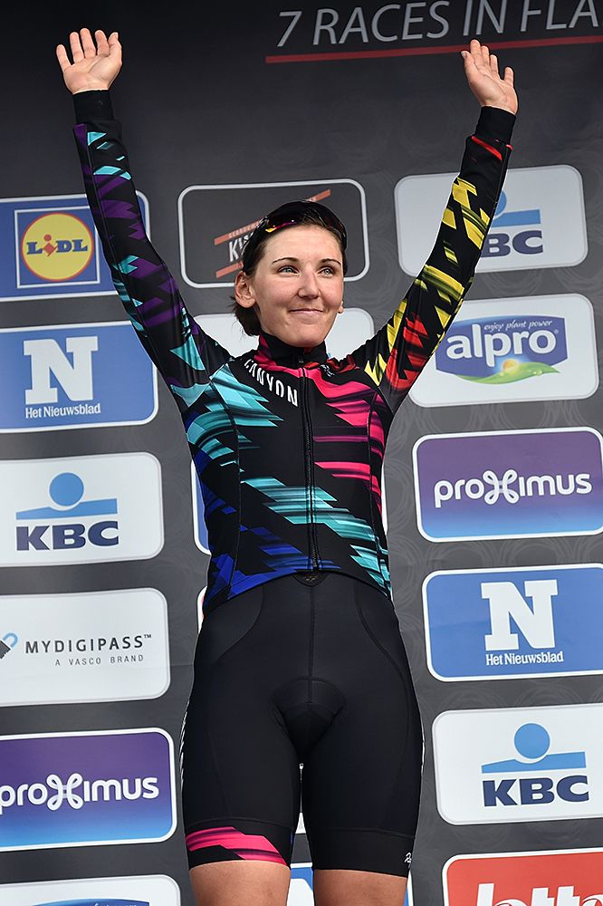 Lisa Brennauer (Canyon-SRAM) was second on the day