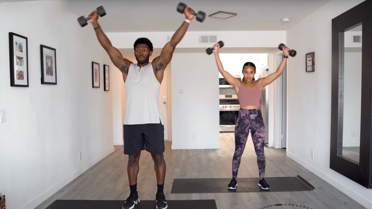 Juice and Toya shoulder workout