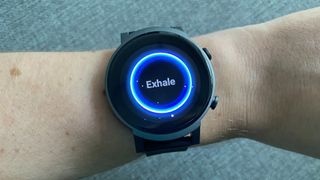 TicWatch E3 breathing exercise app