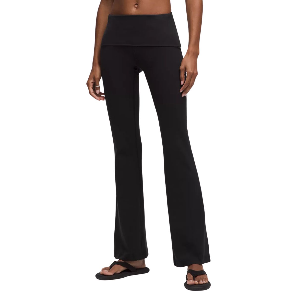 Groove Nulu Foldover-Waist Flared Pant