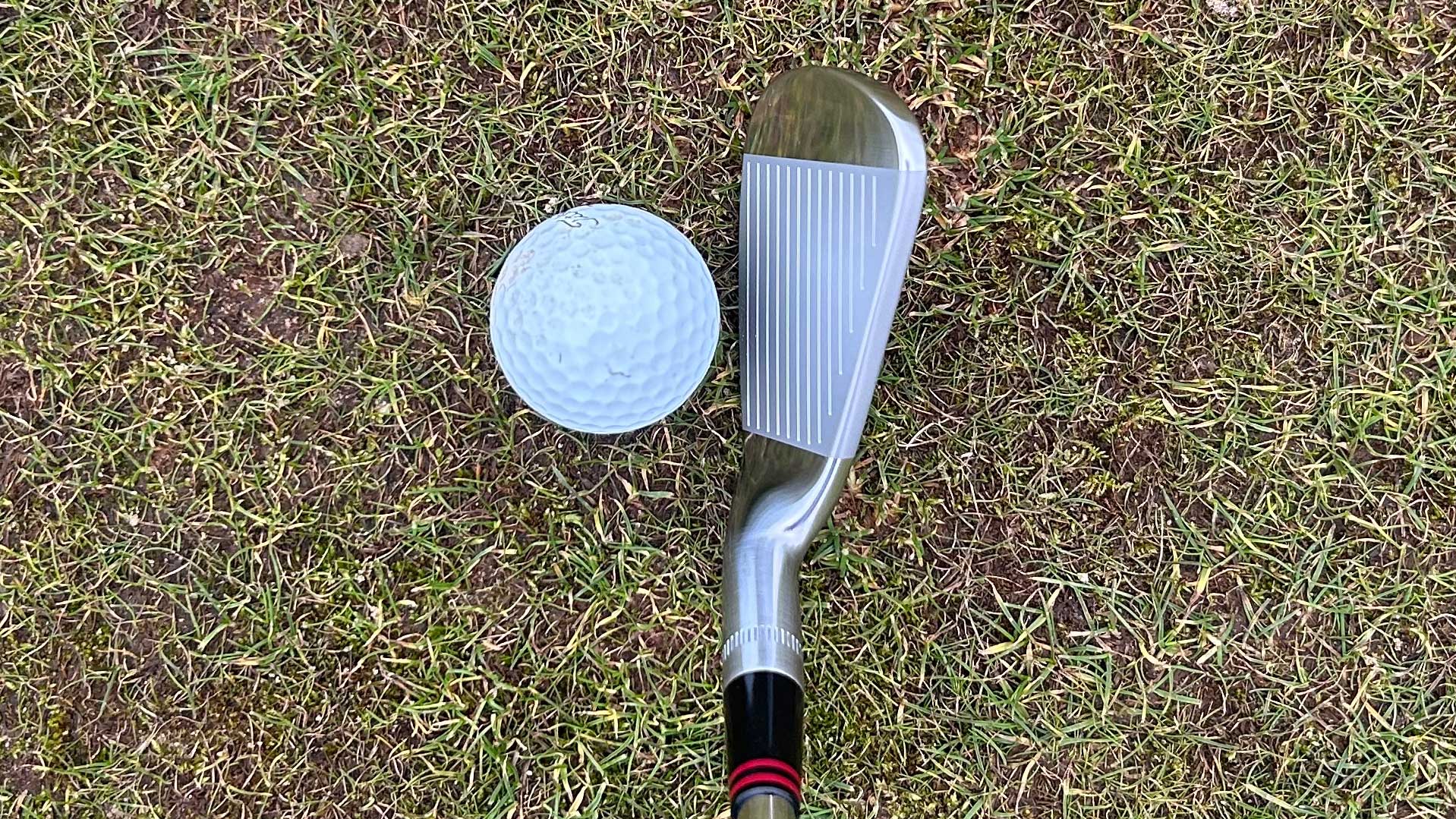 Photo of the Ben Hogan Legend irons at address
