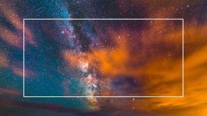 Galactic centre of the Milky Way Galaxy rising over the Jurassic Coast at Charmouth​, Dorset, UK.