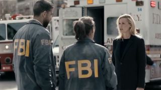 FBI cast jackets shown from behind.