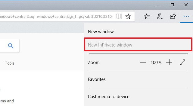 How to disable Microsoft Edge InPrivate browsing on Windows 10