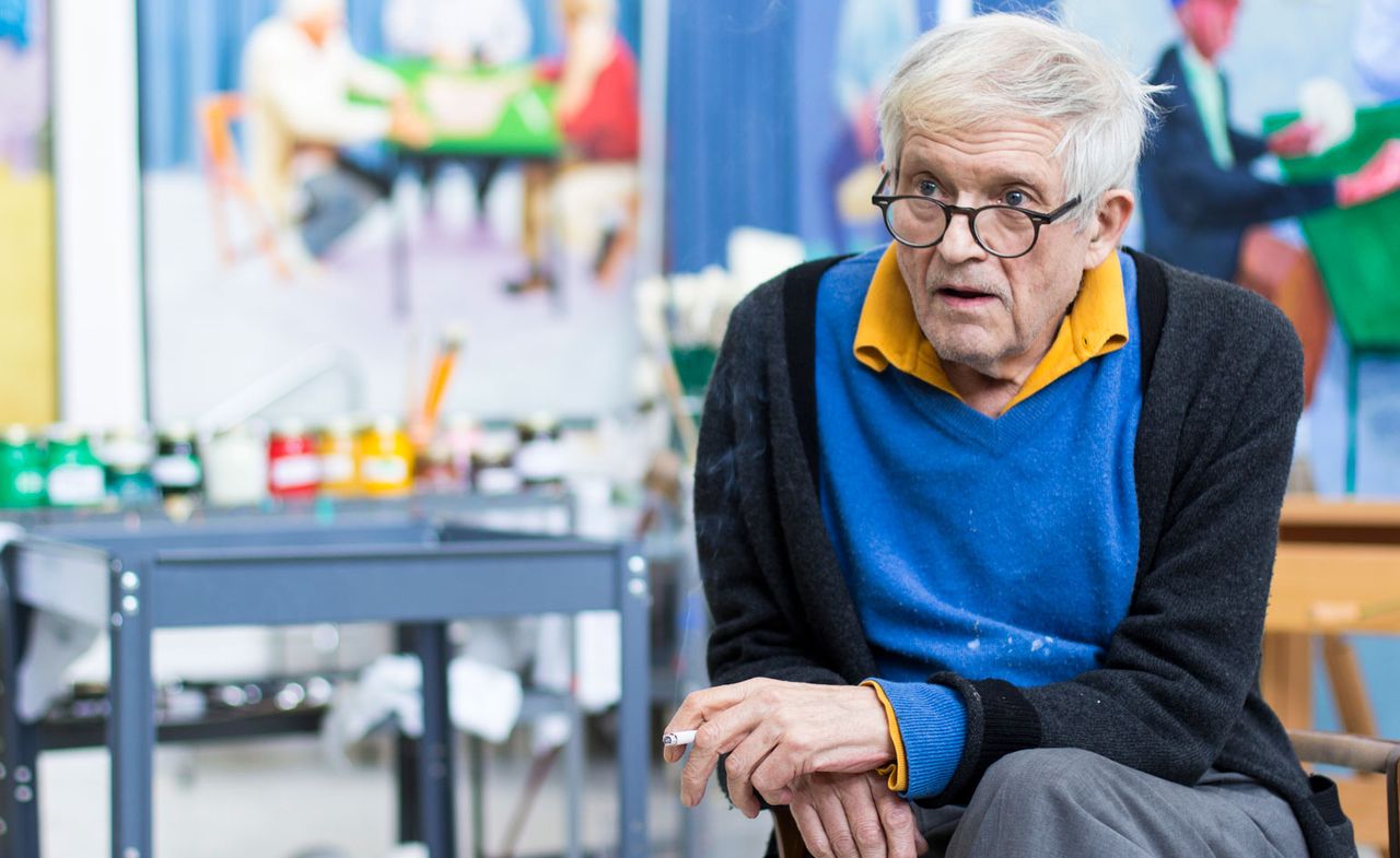 portrait of David Hockney