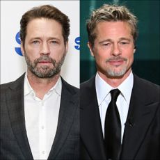 Jason Priestley and Brad Pitt