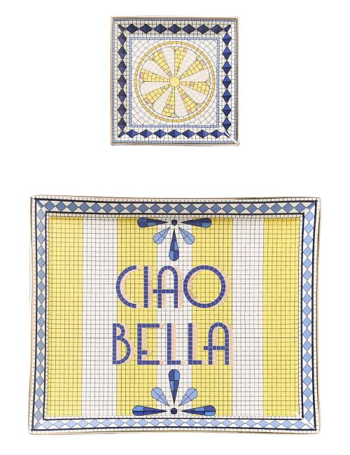 The Bistro Tile Stoneware Trinket Dish: Italia Edition