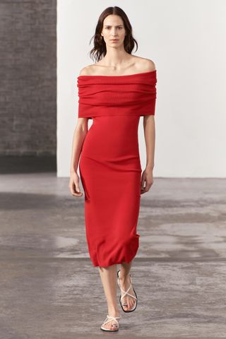 Zara, Off-the-Shoulder Dress