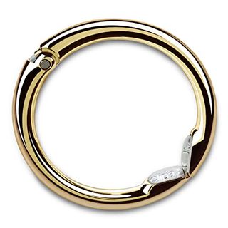 Clipa Bag Hanger - Polished Gold Pvd - the Ring That Opens Into a Hook and Hangs in Just 1/2