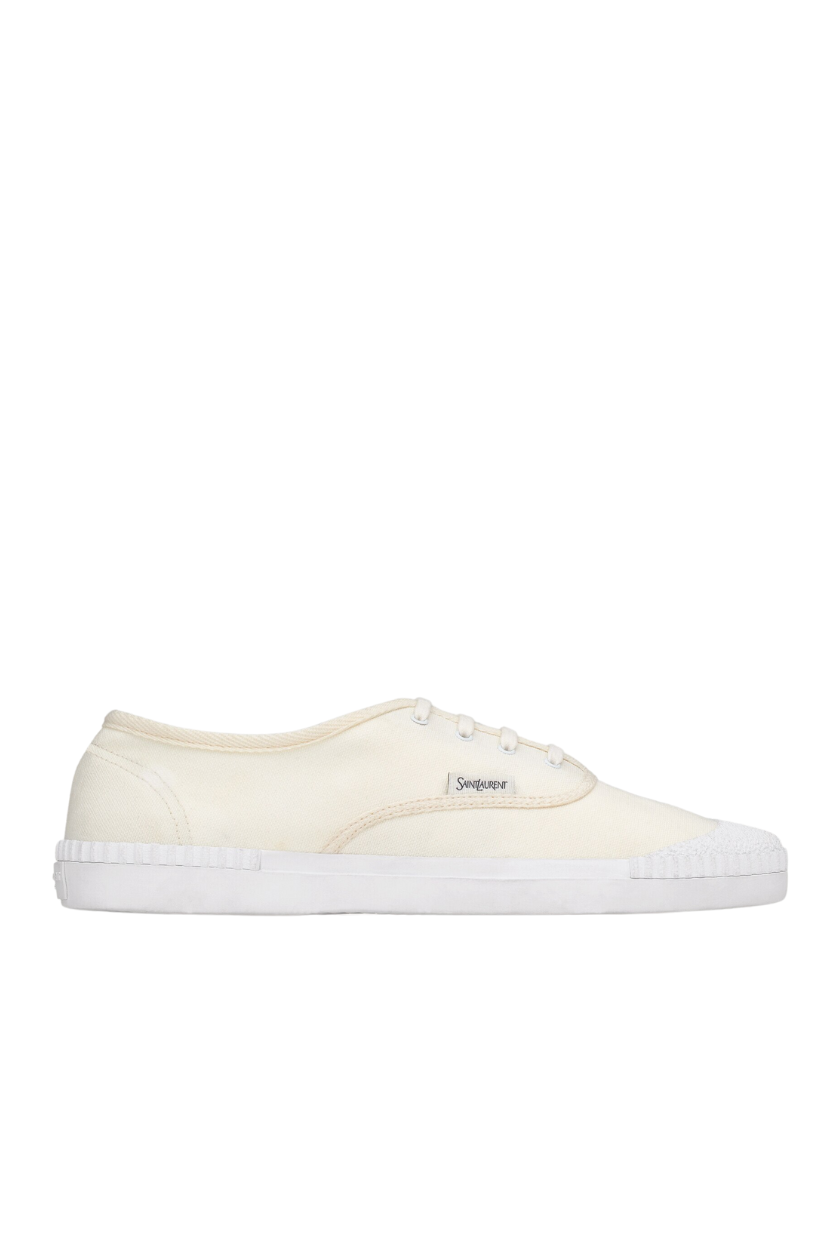 An image of Saint Laurent white sneakers.