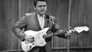 Roy Clark plays a Fender Jaguar in 1964 on 'The Jimmy Dean Show'