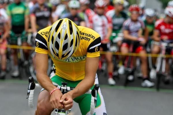 Jesse Anthony (Kelly Benefits) had the pressure on today to hold onto yellow.