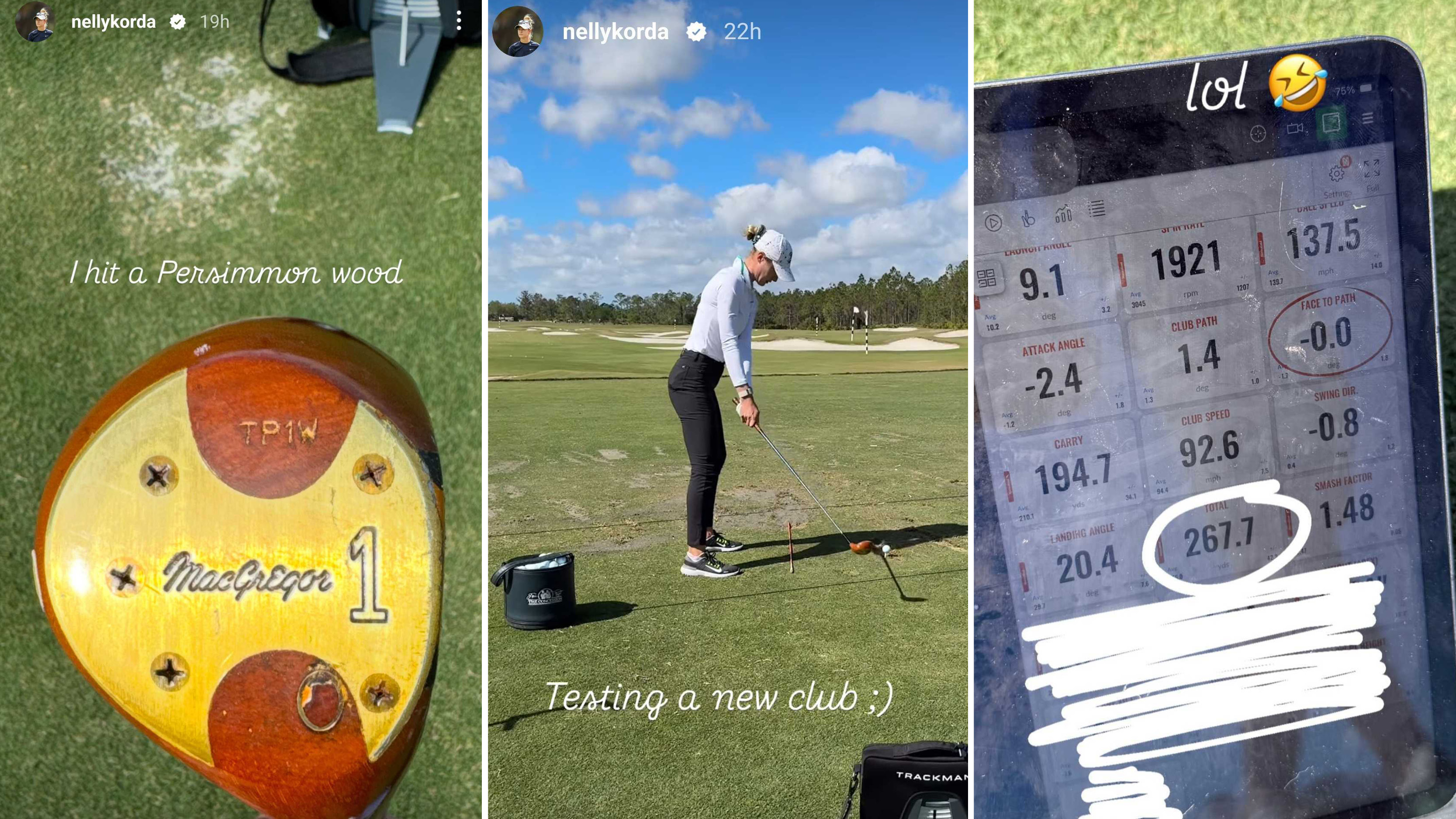 Nelly Korda Reveals Impressive Persimmon Driver…