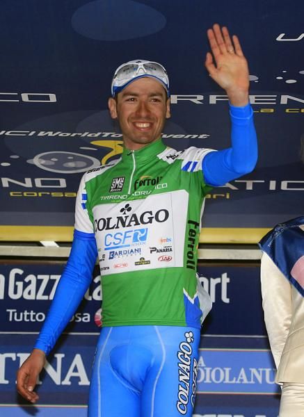 Mountains classifiation leader Stefano Pirazzi (Colnago - CSF Inox)