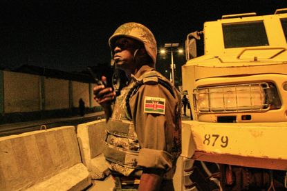 Kenyan solider fights al-Shabab