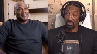 Michael Jordan is interviewed on The Last Dance, while Scottie Pippen appears on the PBD Podcast