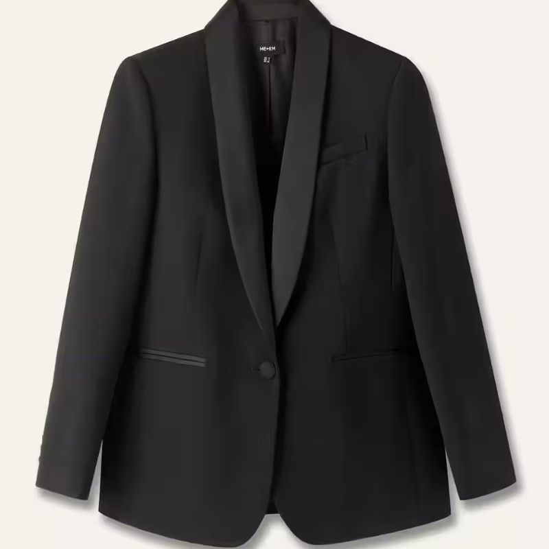 black tuxedo jacket
