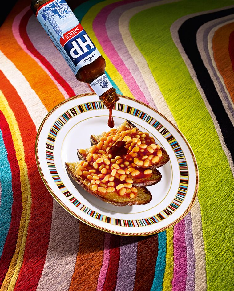 Sir Paul Smith’s beans on toast