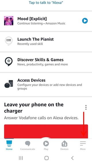 Amazon Alexa App More