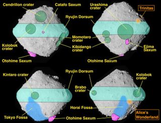 Maps of the asteroid Ryugu