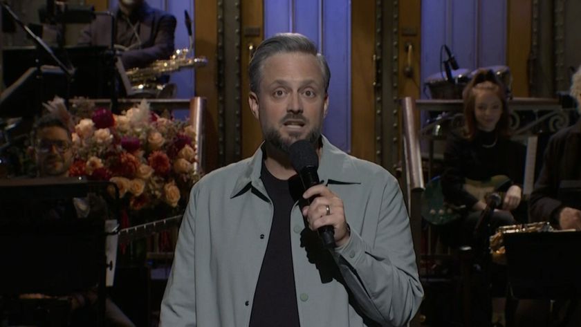 Nate Bargatze performing stand-up at Studio 8H for his second episode hosting SNL