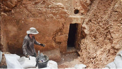 Archaeologists discover a 2,000-year-old ritual bath in Jerusalem.