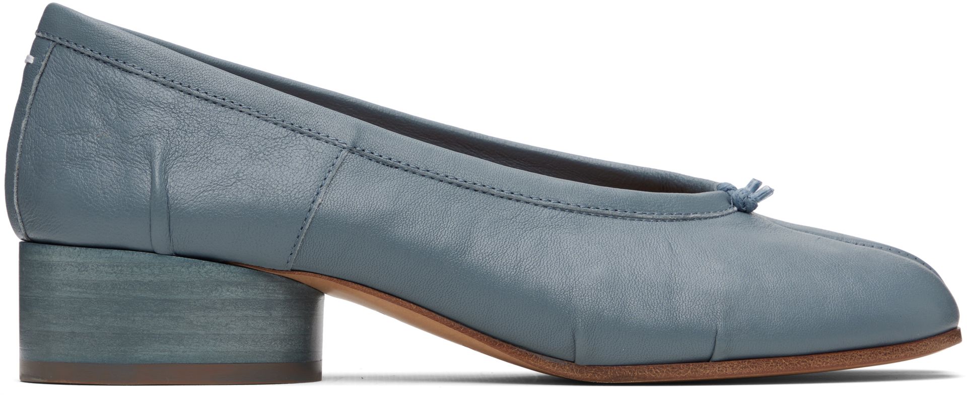 Blue Tabi New Ballerina Heels