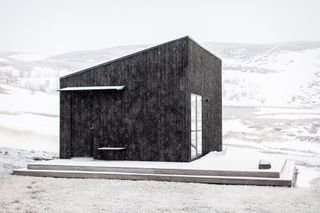 aska is a wooden, sustainable cabin in Iceland