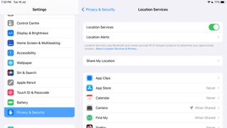 How to extend your iPad’s battery life - iPadOS Location Services