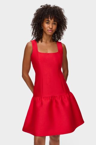 Ed Evelyn Peplum Party Dress