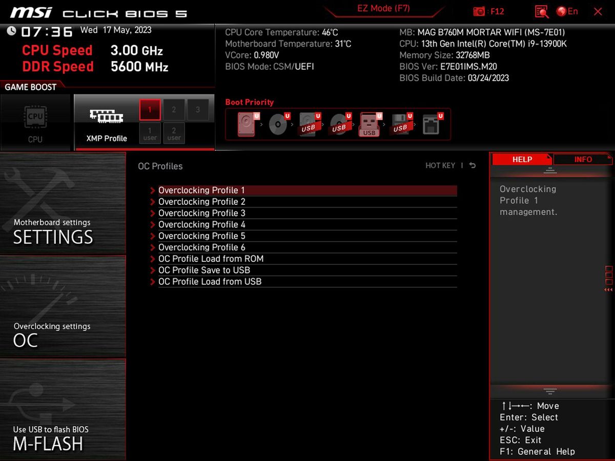 MSI MAG B760M Mortar Wi-Fi