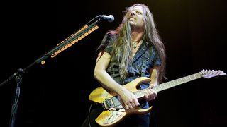 Reb Beach of Whitesnake performs in concert at the PNC Pavilion on July 21, 2009 in Cincinnati