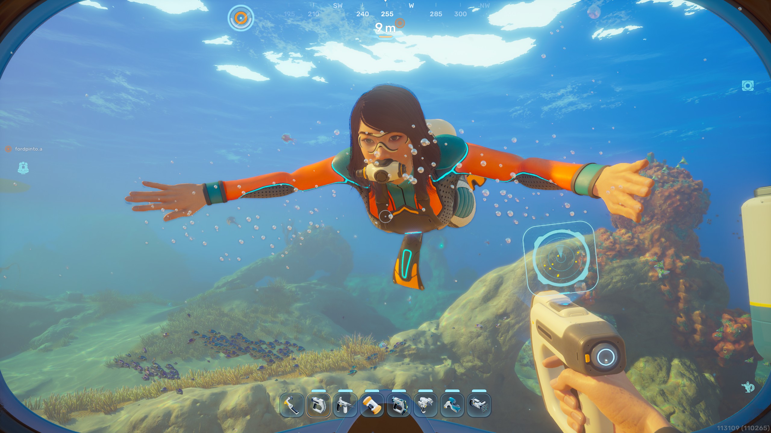 A scubadiver