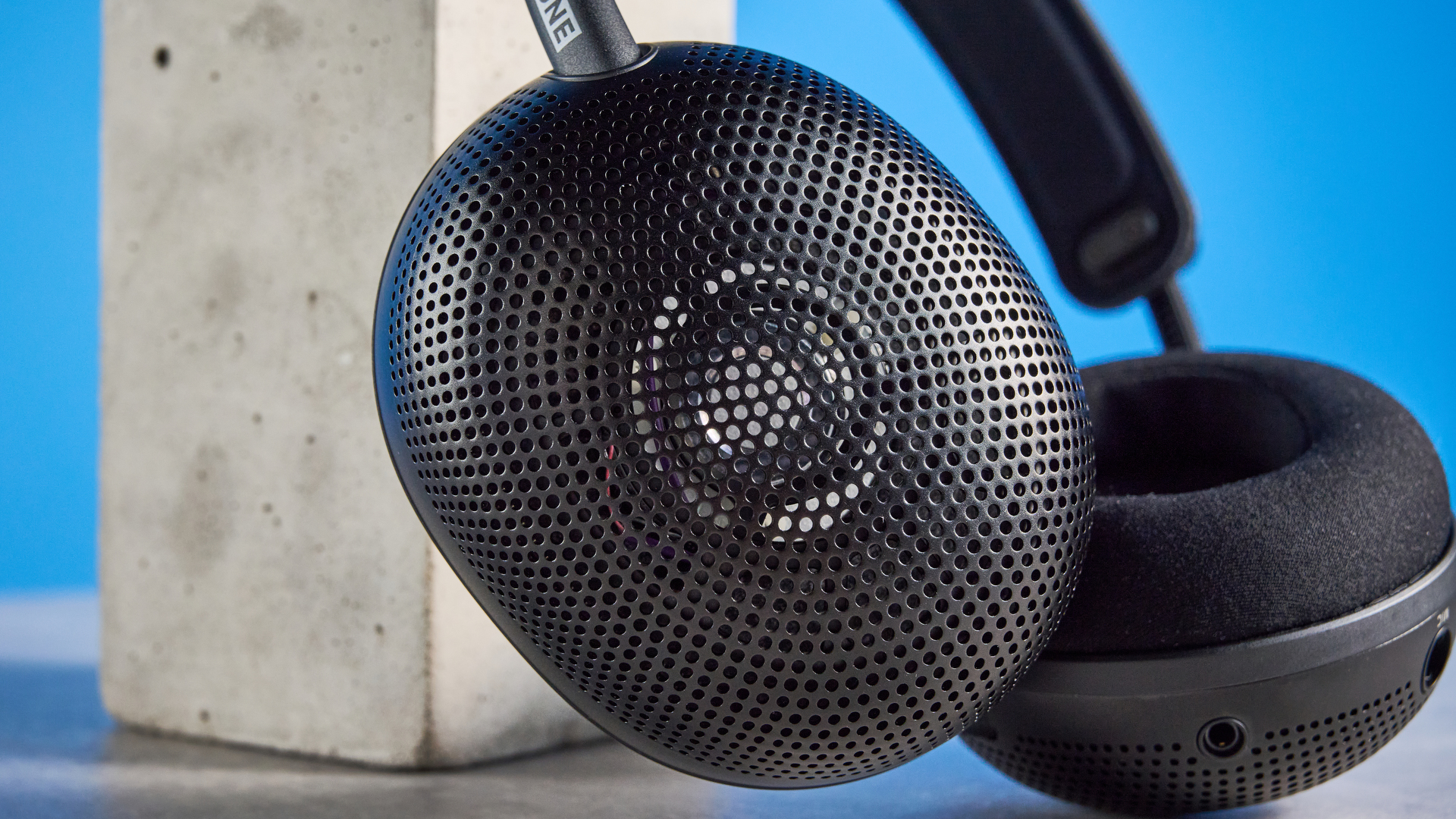 A black Sony Inzone H6 Air open-back gaming headset