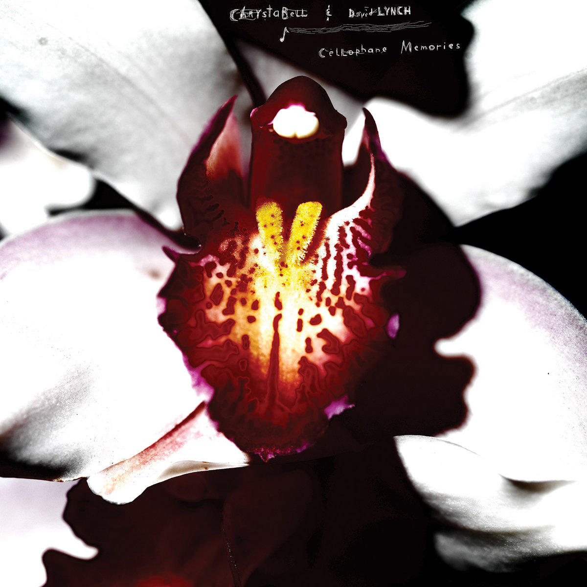 The cover art for Cellophane Memories by Chrystabell and David Lynch.