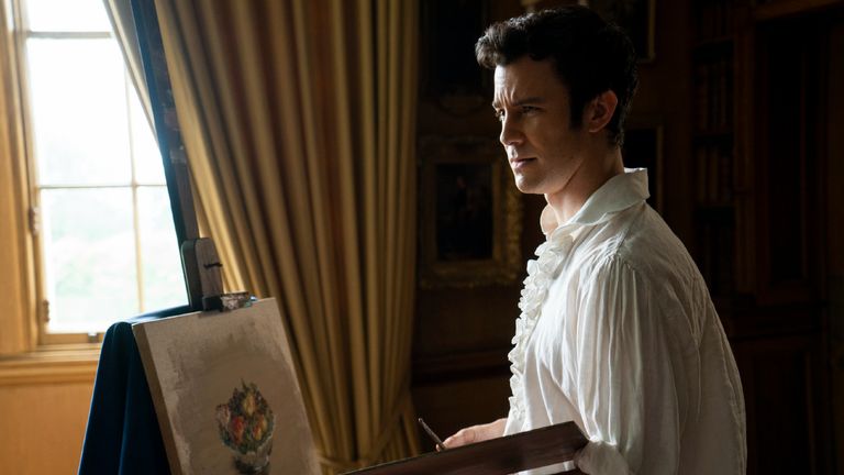 Bridgerton. Luke Thompson as Benedict Bridgerton in episode 204 of Bridgerton. Cr. Liam Daniel/Netflix © 2022