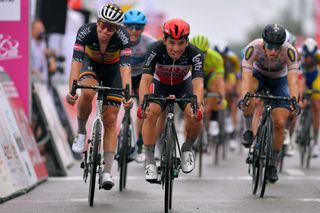 Caleb Ewan (Lotto Soudal) wins stage 1 at Tour de Wallonie
