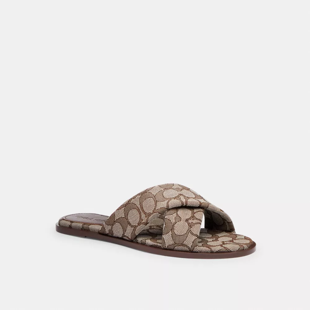 Link Criss Cross Slide in Signature Jacquard