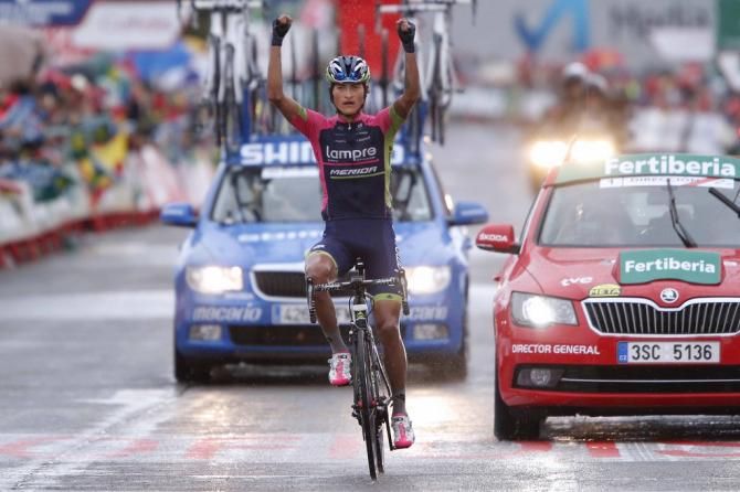 A debut grand tour win for Winner Anacona (Lampre-Merida)