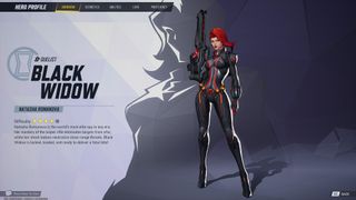 Marvel Rivals characters heroes Black Widow