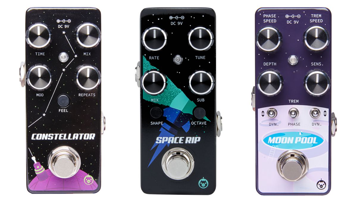 Pigtronix&#039;s new Constellator, Space Rip, and Moon Pool mini-pedals