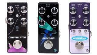 Pigtronix's new Constellator, Space Rip, and Moon Pool mini-pedals